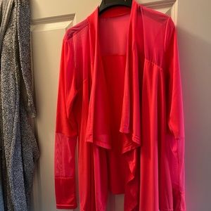 Tlf apparel drape work out jacket